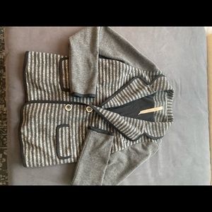 Anthropologie striped blazer